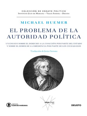 cover image of El problema de la autoridad política